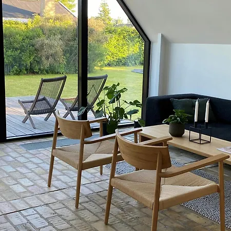 Modernized A-Frame House Near Saksild Beach Vakantiehuis *
