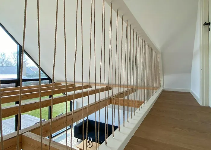 Modernized A-frame House Near Saksild 欧德尔